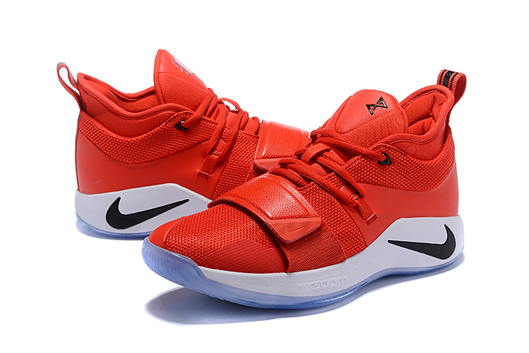 New Men Nike PG 2.5 Red Black White Ice Sole Shoes